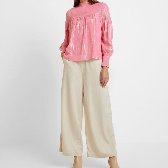 New Birgitte Herskind Ilse Silk Striped Blouse - Picture 15 of 15